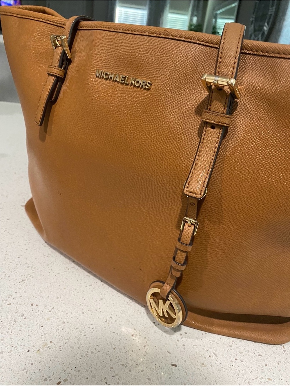 Michael Kors Tan Leather Tote